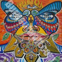 ,,SHAMAN" - Acryl / Leinen - 80x100