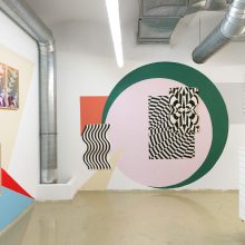 At the printing table - Solo Ausstellung Viadukt Vienna