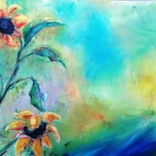 Träumende Sonnenblumen