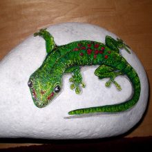 Gecko auf Stein