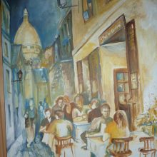 Kleines Café in Paris