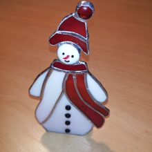 Schneemann-Teelicht