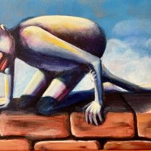 Detail von "Over the Wall"