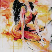 FIONA, Acryl auf Leinwand, 60x80