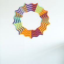 Circle FoldNo19 (Serie: folded figures)