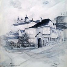 Stift Melk-Babenbergerstraße Acryl  50x70