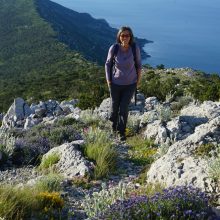 Eva Gruber auf Peljesac