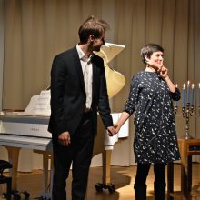 2019 Beflügelnde Worte - Sebastian Galli, Klavier; Lena Raubaum, Lesung, Foto: Manfred Hochholzer